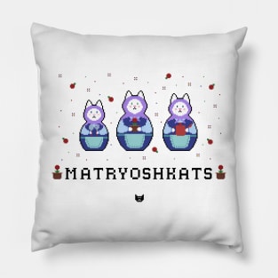 Matryoshkats Gardening Set Pillow