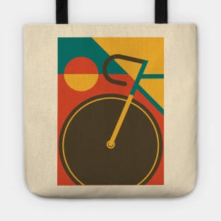 Modern Art Bicycle Cycling Graphic Tote