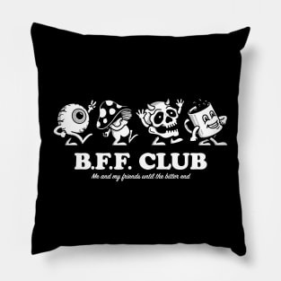 Best Friends Forever Club (white text) Pillow