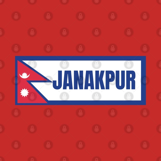 Janakpur City with Nepal Flag by aybe7elf