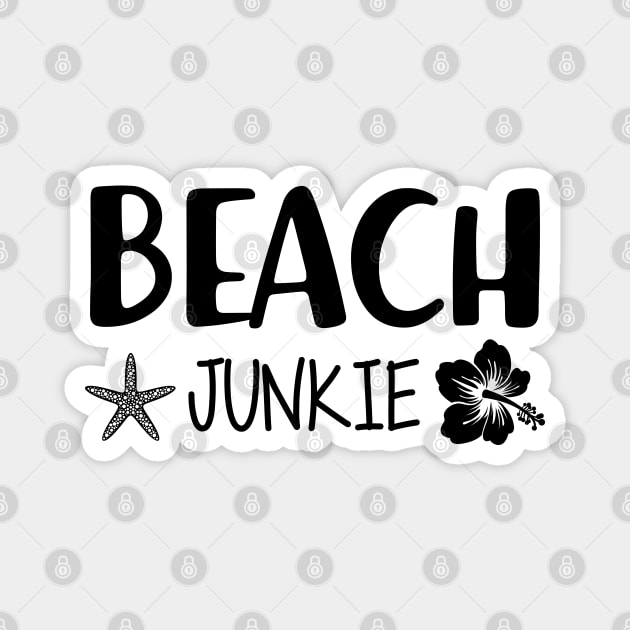 Beach Junkie Magnet by KC Happy Shop