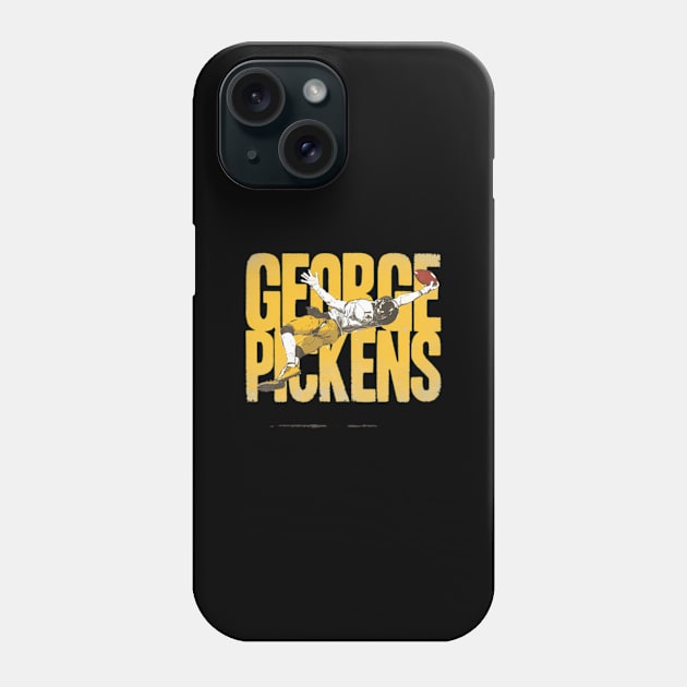 George Pickens Pittsburgh One Hand Catch Bold Phone Case by caravalo