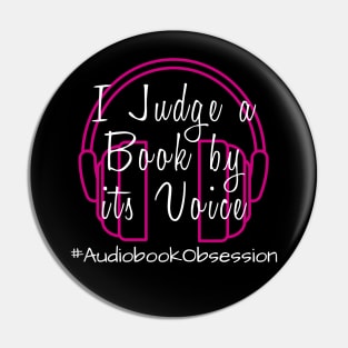 I Judge a Book by its Voice Pin