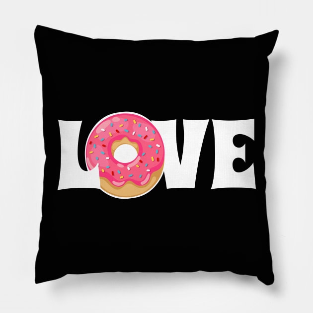 Donut Love Pillow by kikarose