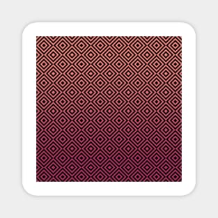 Square Illusion Pattern Magnet