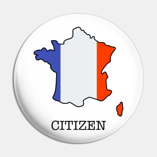 France Citizen Pin