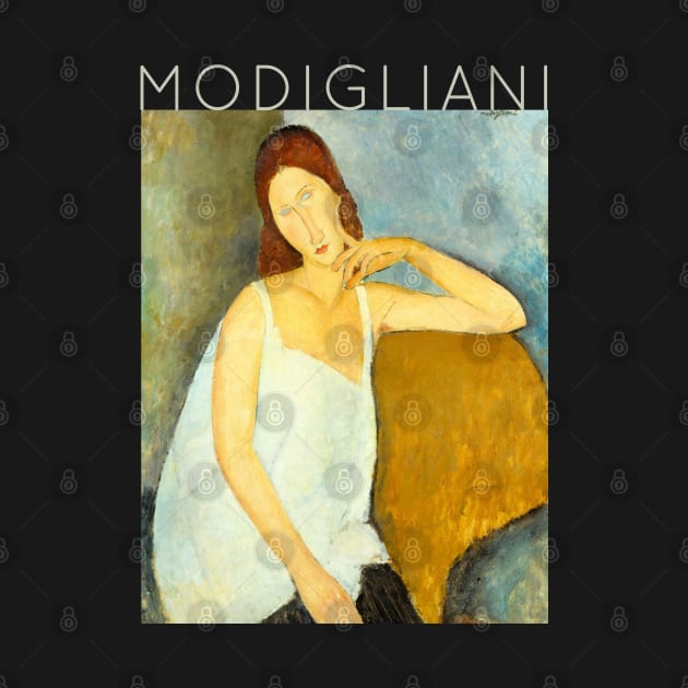 Amedeo Modigliani - Portrait of Jeanne Hebuterne by TwistedCity