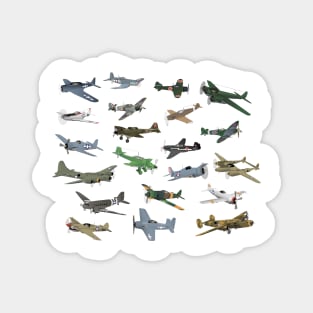 Various WW2 Airplanes Magnet