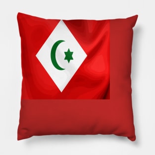 flag of Rif al Hoceima nador tetouan berkan Pillow