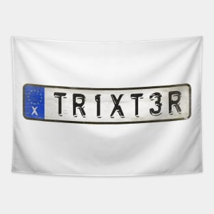 Trixter - License Plate Tapestry