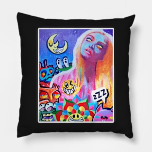 abstract collin painting Pillow