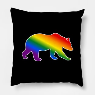 Rainbow Bear LGBTQ Pride Pillow