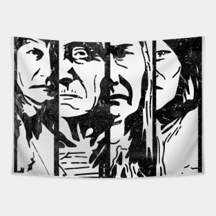 Native American Rezlife Founding Fathers Tapestry