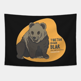 The Tibetan Brown Bear Tapestry