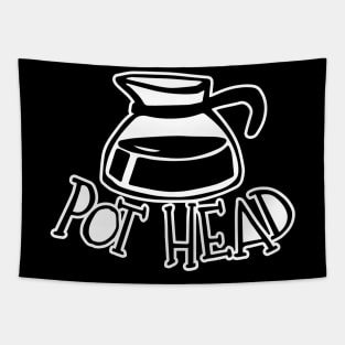 Coffee, Pot Head Tapestry