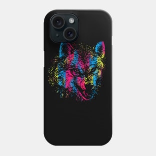 Vibrant Wolf Phone Case