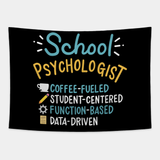 Coffee Fueled School Psychologist Tapestry