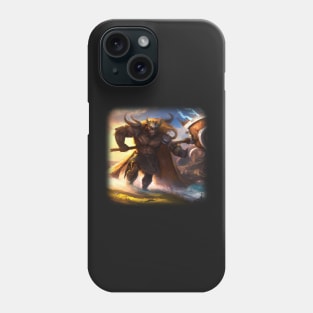 Viking god going to war Phone Case