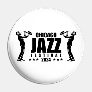 Chicago Jazz Festival 2024 Pin