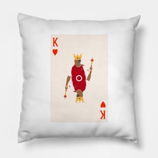 King of Hearts playing card Pillow