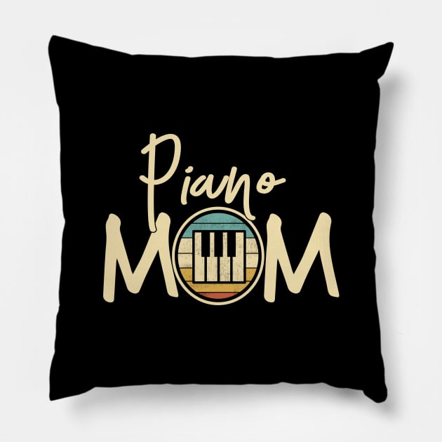 Marching Band - Funny Retro Piano Mom Gift Pillow by DnB