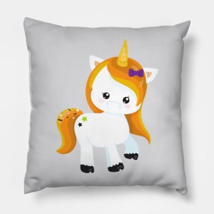 Halloween Unicorn, Magic Unicorn, Cute Unicorn Pillow