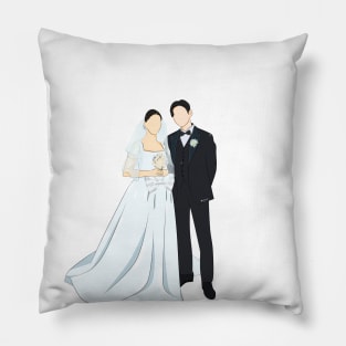 king the land couple wedding Pillow