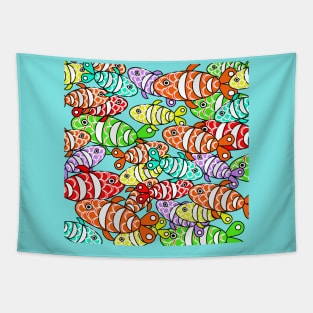 Fishing frenzy Tapestry