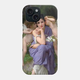 Chansons de Printemps by William-Adolphe Bouguereau Phone Case