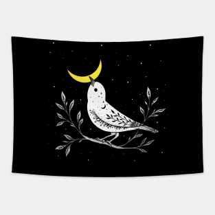 Moon Bird Tapestry