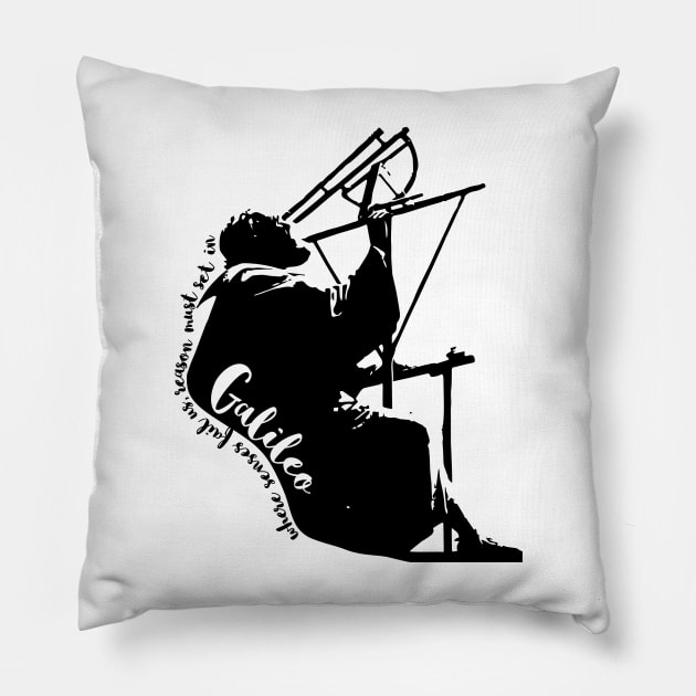 Galileo T-Shirt Pillow by godlessmom