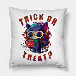 Trick or treat Cat Pillow