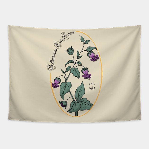 Belladonna Tea House Tapestry by Whatsitgrotto