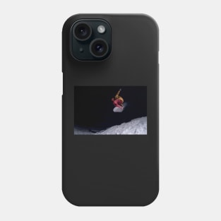 Snowboarder jumping Phone Case