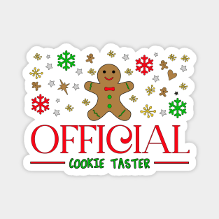 Funny Official Cookie Taster Magnet