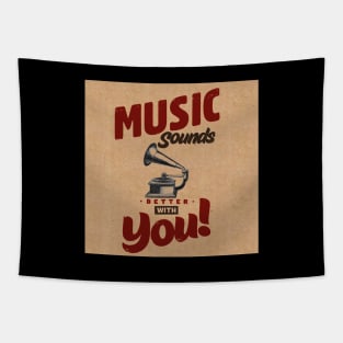 Music Sounds Better With You Tapestry