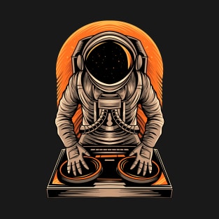 Astronaut DJ space dj T-Shirt