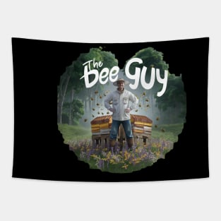 Funny Beekeeper Art For Men Dad Bee Hive Honey Beekeeping Tapestry