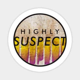 Highly Suspect - VINTAGE YELLOW CIRCLE Magnet