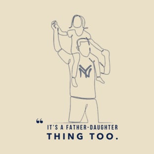 Yankees Baseball is a Father-Daughter Thing T-Shirt