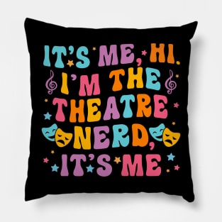 Theatre Nerd Gifts Drama Club Thespian Actor Actress Funny Theater Pillow