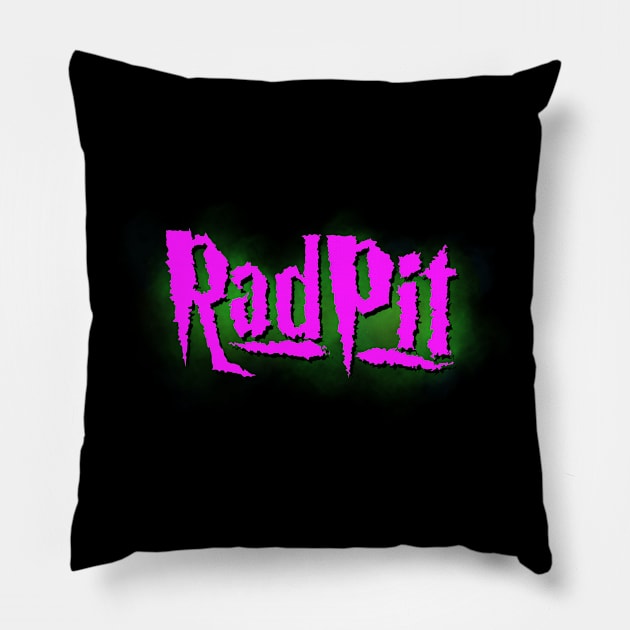 Radpit Logo V2 Pillow by Born2BeRad