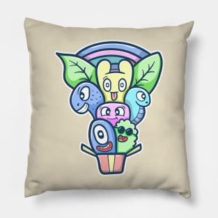 Kawaii doodle monster Pillow