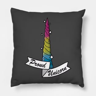 Proud Unicorn - Pansexual Pillow