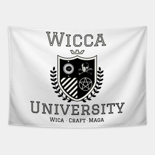 Wicca University sweatshirt, Dark Aesthetic, Goth clothing, plus size wicca art, custom top, Alt clothing, Witch sweatshirt, witch fashion Tapestry