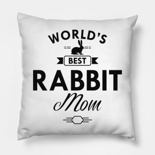 Rabbit - World's best rabbit mom Pillow