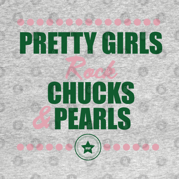 Disover Pretty Girls, Chucks and Pearls - 2 - Chucks And Pearls - T-Shirt