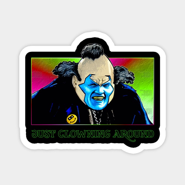 fat clown Magnet by sapanaentertainment