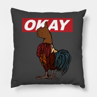 Okay Rooster Pillow