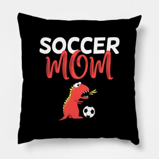 Soccer mom cute dinosaur Pillow